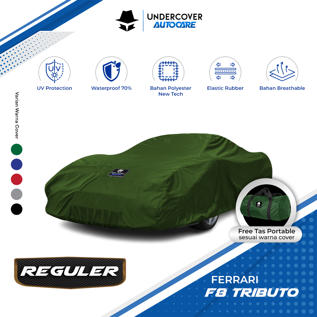 Undercover Autocare - Cover Mobil Ferrari F8 Tributo Reguler Giá 413,000 Đồng*Miễn phí vận chuyển