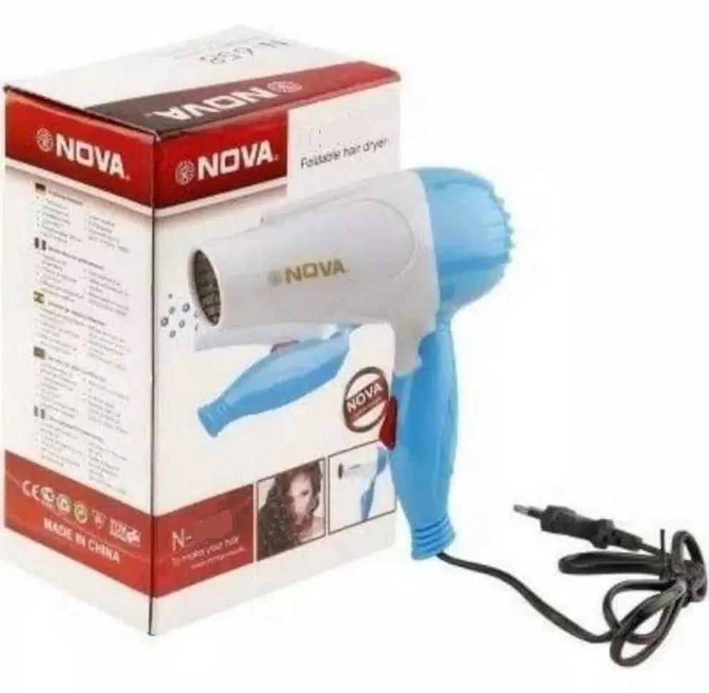 NOVA 1290 Hair Dryer HairDryer lipat  mini - 1290 - Original / Mawar88shop