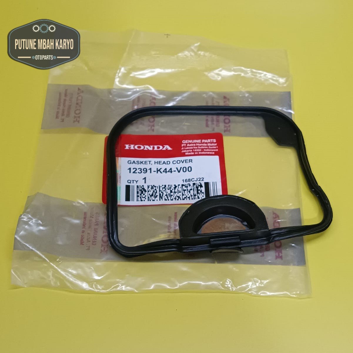 Karet Head Cylinder Cover Honda Beat Pop Beat Street Scoopy Fi Esp F1 Karet Seal Head Karet Cop Head K44 Harga 8,898 rupiah*Gratis Ongkir