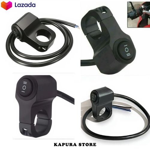 Dmn 3 Button Motorcycle Handlebar Clamp Switch – Modern Round Design, Suitable for All Motorcycles! Harga 19,500 rupiah*Gratis Ongkir