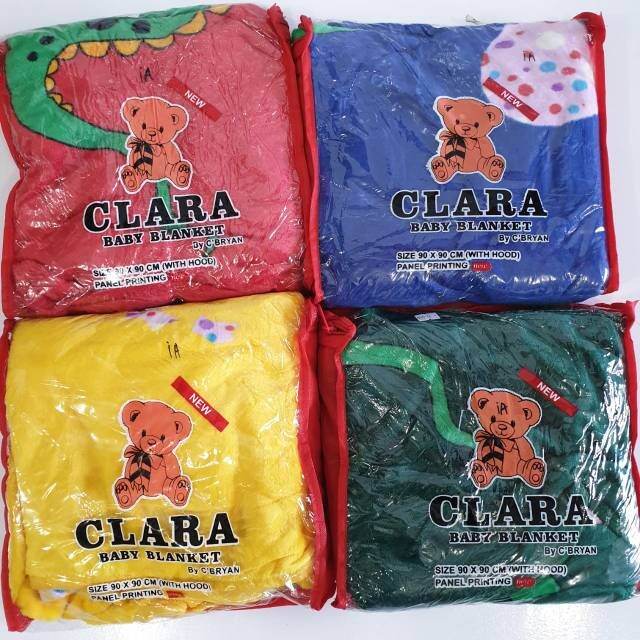 Selimut Bayi Topi Bulu Jumbo 90x90 By Clara