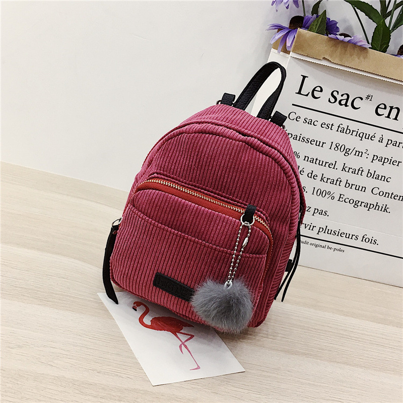 velvet mini backpack