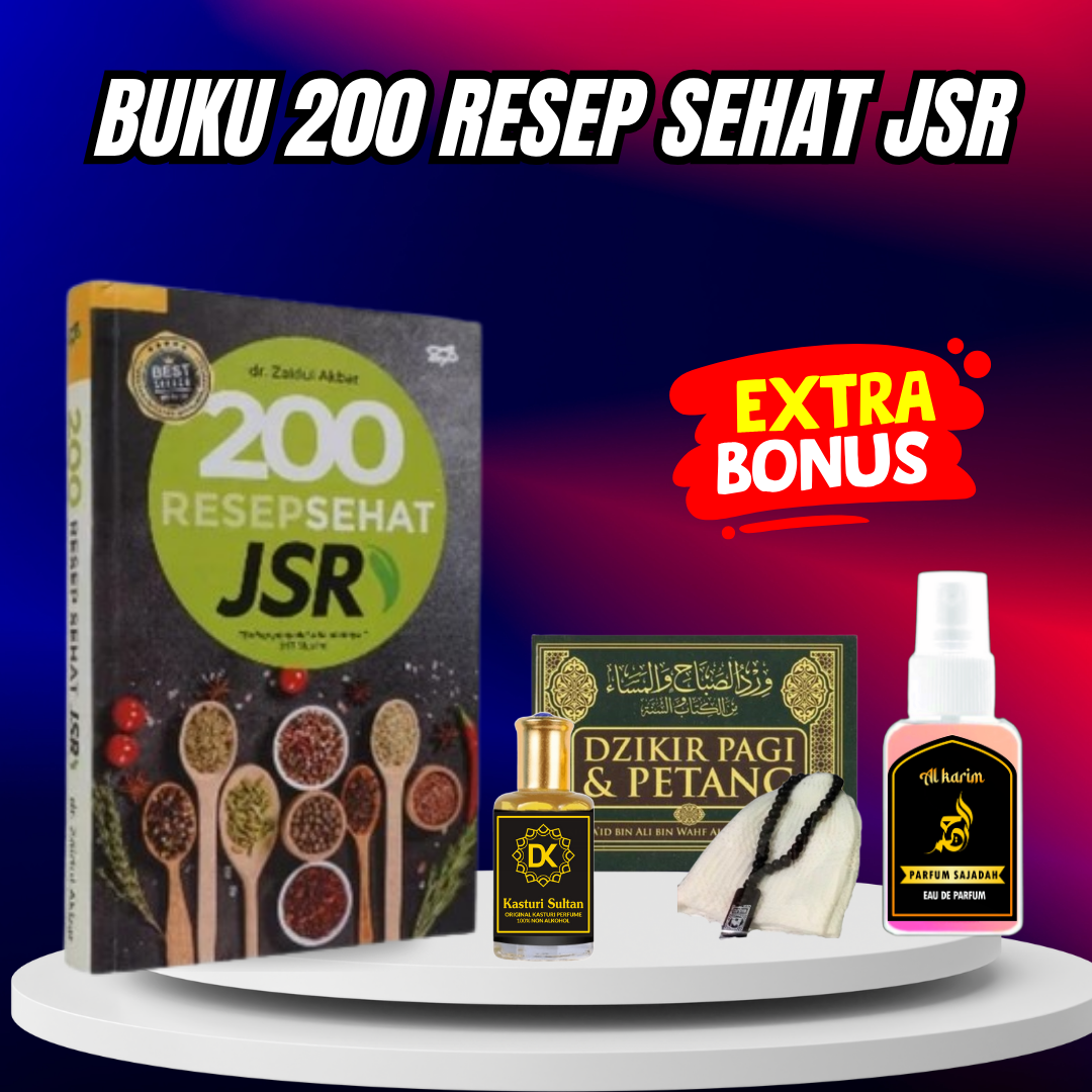 Book 200 healthy recipes JSR | Harga  119,000 Ringgit*Penghantaran Percuma