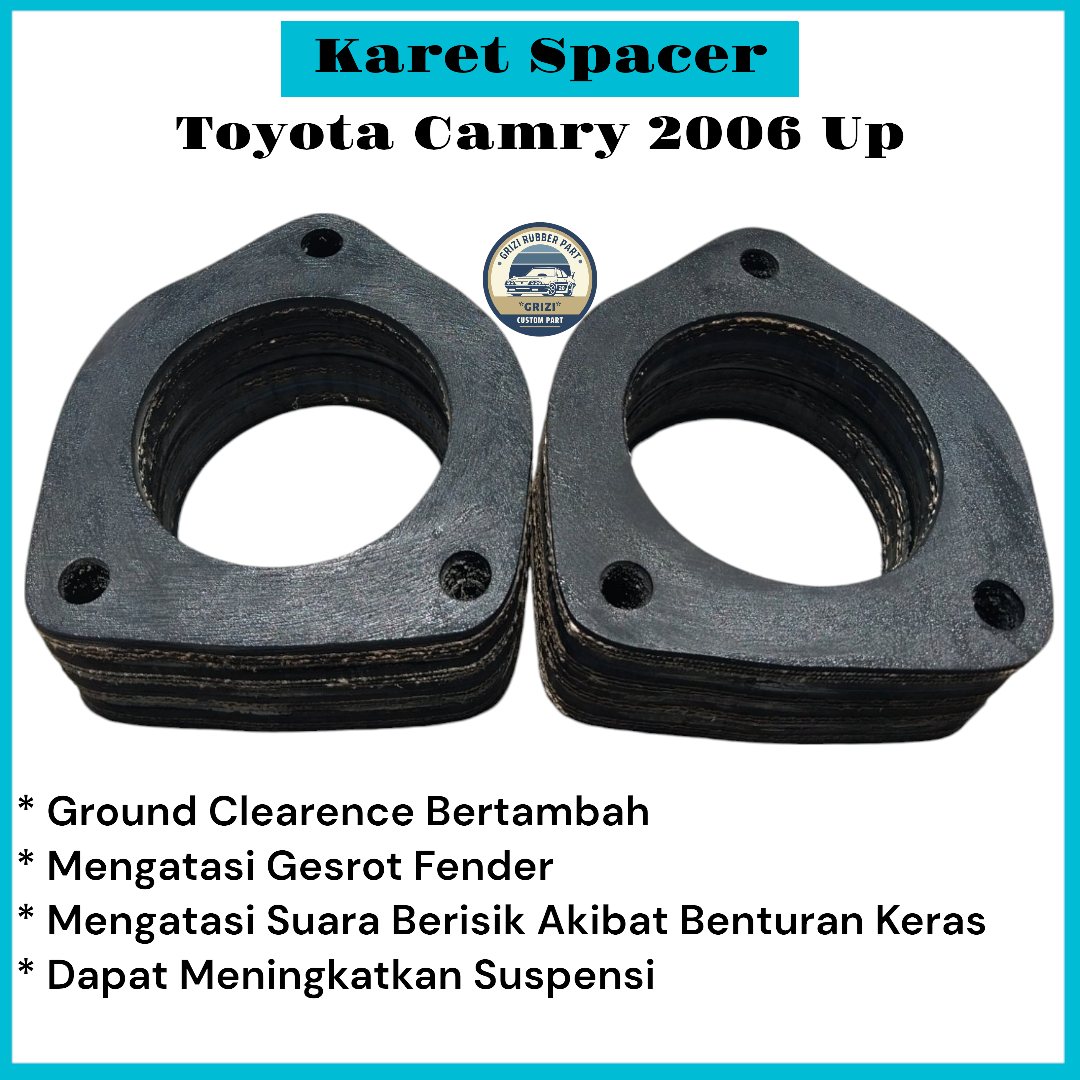Karet Spacer Tatakan Per Keong Belakang Toyota Camry 2006 Up 1Set(2Pcs) Harga 100,000 rupiah*Gratis Ongkir
