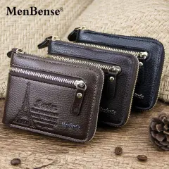 Dompet Pria Lipat Pendek Polos Simple Elegan Terbaru 2023 Multifungsi Extra Slot Kartu Kulit PU  Keren Murah  Muat Banyak Kekinian BISA COD