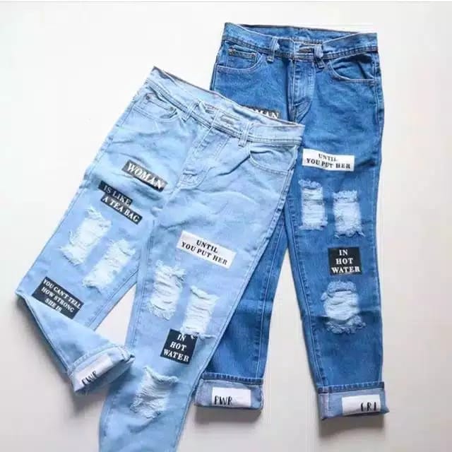 GTW - Ripped Pants Boyfriend Sablon 