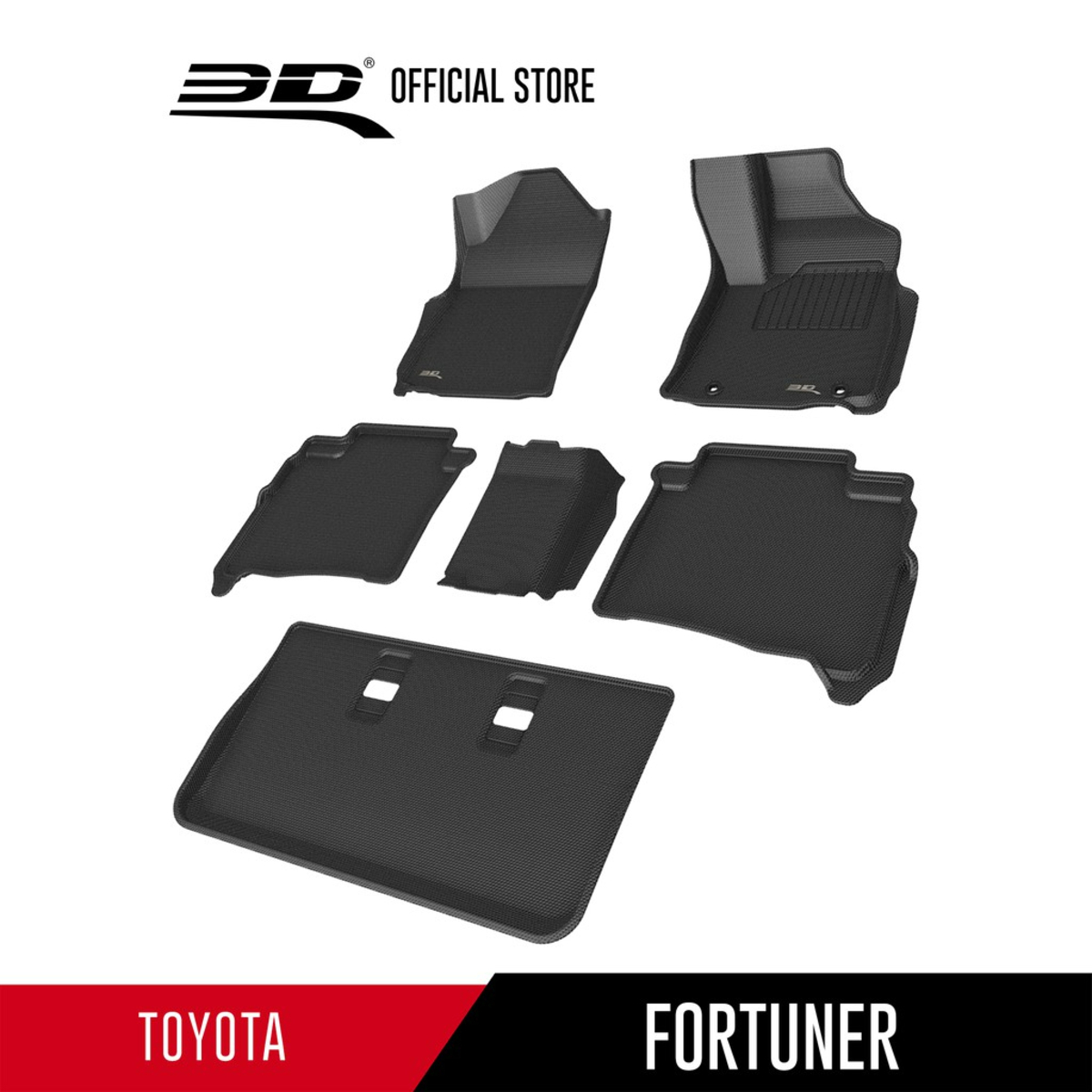 3D KAGU Car Mat Toyota Fortuner Legender - Karpet Mobil (2021- Present) Harga 2,800,000 rupiah*Gratis Ongkir