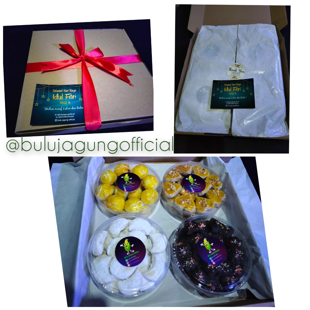 Parcel Kue Lebaran Isi 4 Toples Homemade Parcel Kue Kering Lebaran Hampers