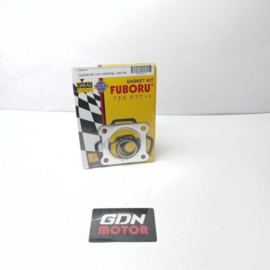 TOP SET RC 110 /CRYSTAL/ GS 110 FUBORU GASKET KIT Harga 15,000 rupiah*Gratis Ongkir