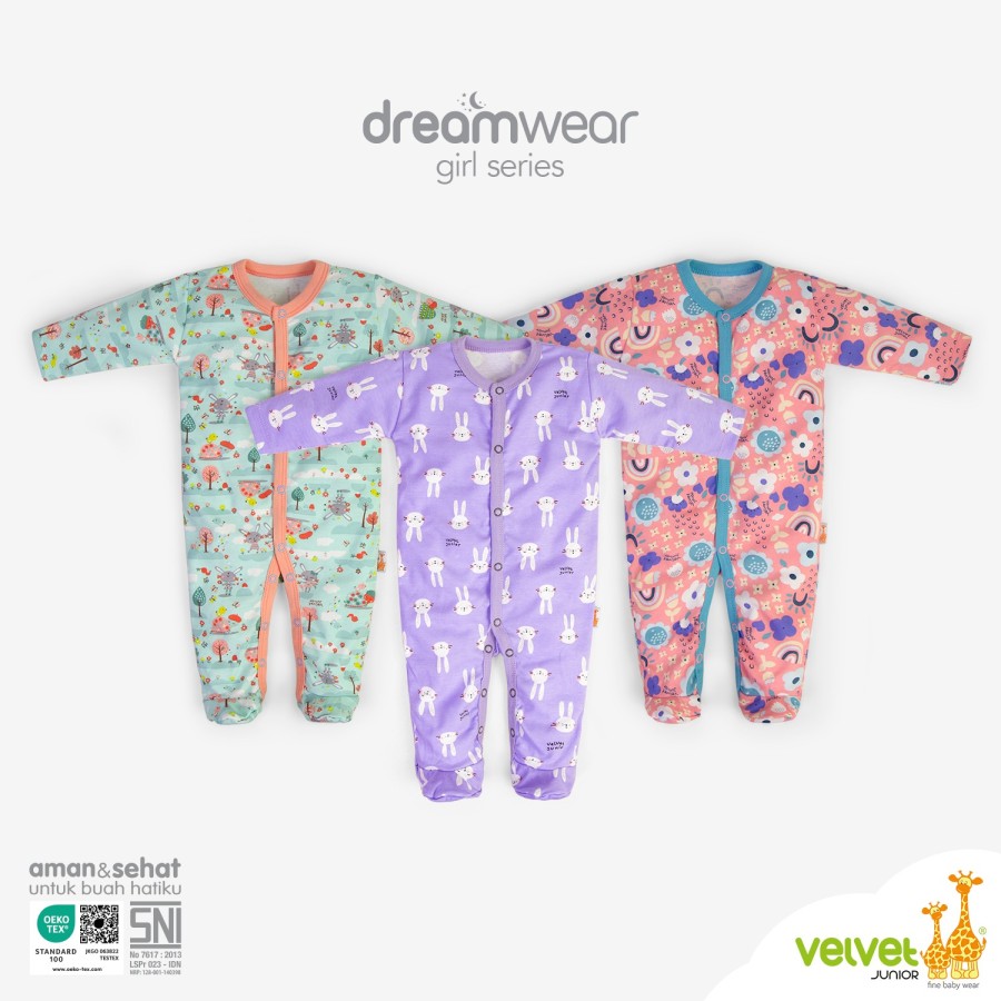 Velvet store junior sleepsuit