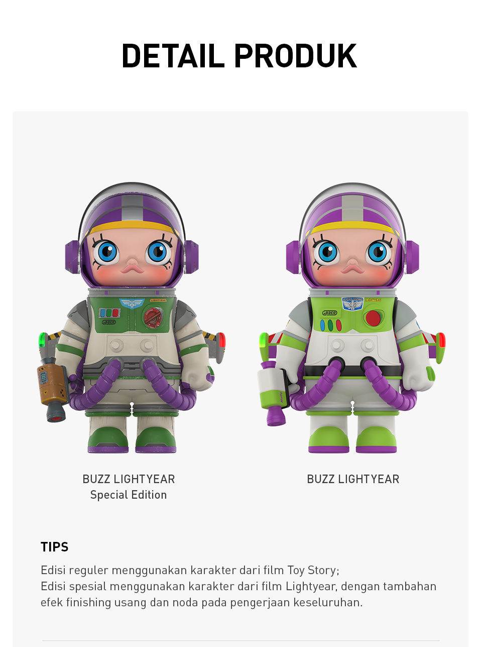 POP MART MEGA SPACE MOLLY 400% BUZZ LIGHTYEAR Limited Edition