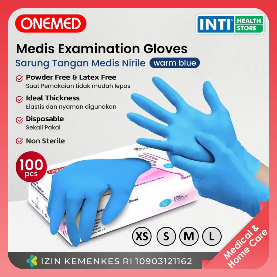 Onemed Glove Exam Nitrile Jual Onemed Latex Medical Examination
