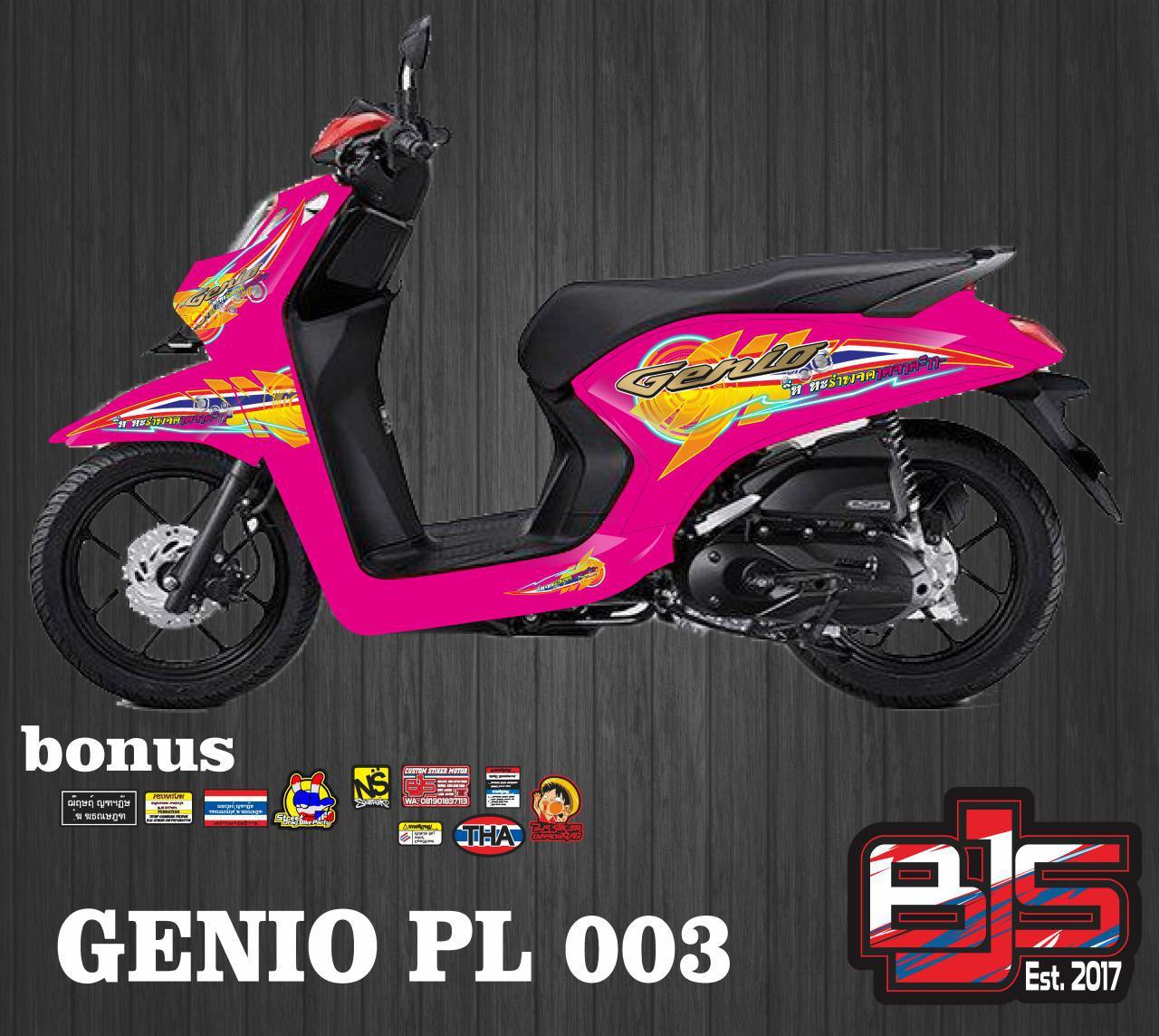 Stiiker Striping List Motr Honda Scoopy Fi New Pl 004 Lazada