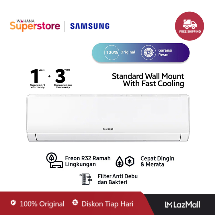 samsung ac standard wall mount 0.5 pk ar05tghqasinse