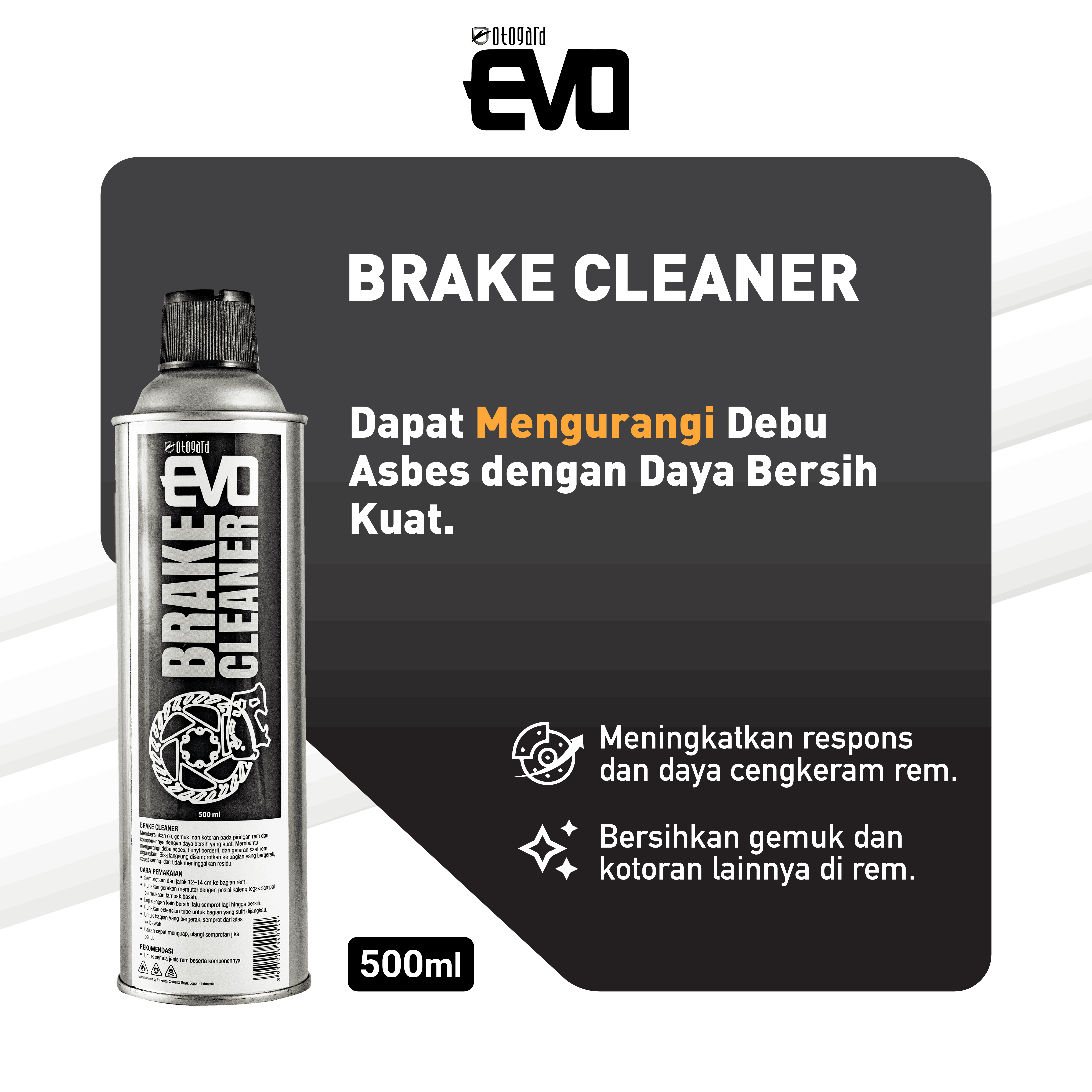 Evo motor brake cleaner Harga 49,900 rupiah*Gratis Ongkir