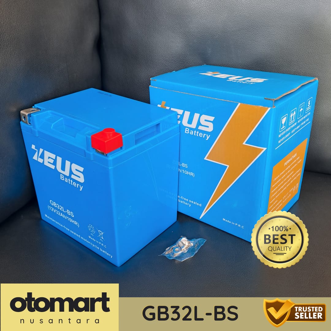 Aki Kering Motor Harley Davidson Road Glide Zeus GB32L-BS Harga 2,950,000 rupiah*Gratis Ongkir