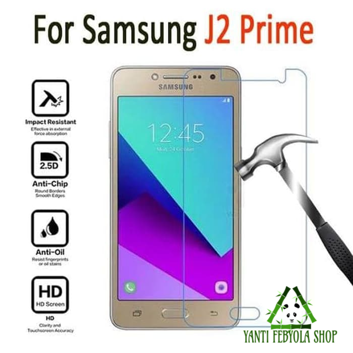 tempered glass hitam samsung j2 prime