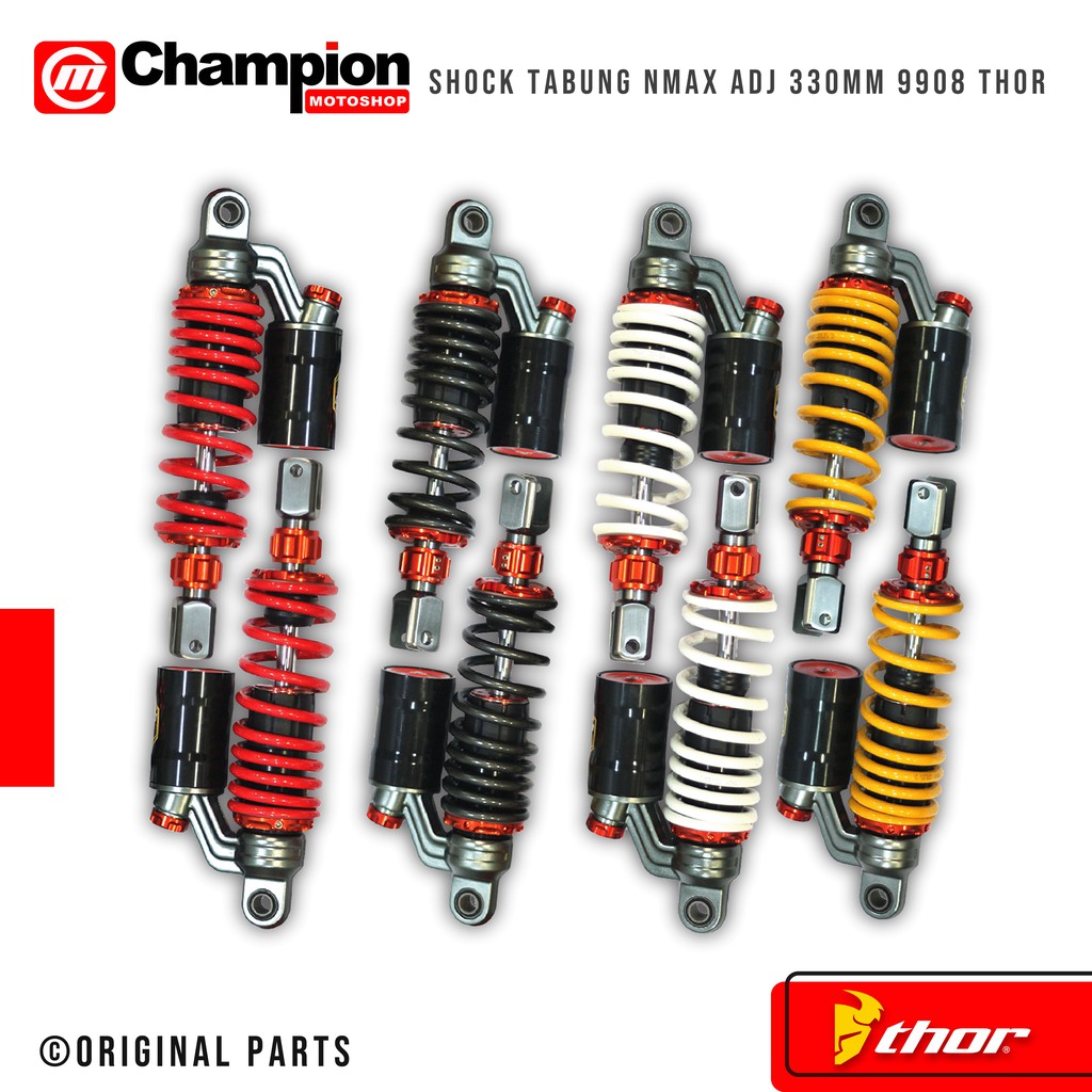 Shock Absorber Breaker Peredam Kejut Nmax Tabung Atas 330mm 9908 Thor Harga 1,175,000 rupiah*Gratis Ongkir