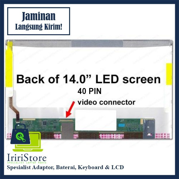 Écran LCD Pour Asus A516J 15,6" 1366x768 LED 30 Broches - Neuf, Garantie 1 An, Marque HKC
