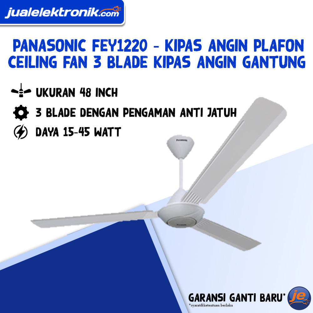 Panasonic Fey1520 Ceiling Fan 60 Inch 5 Blade Lazada Indonesia
