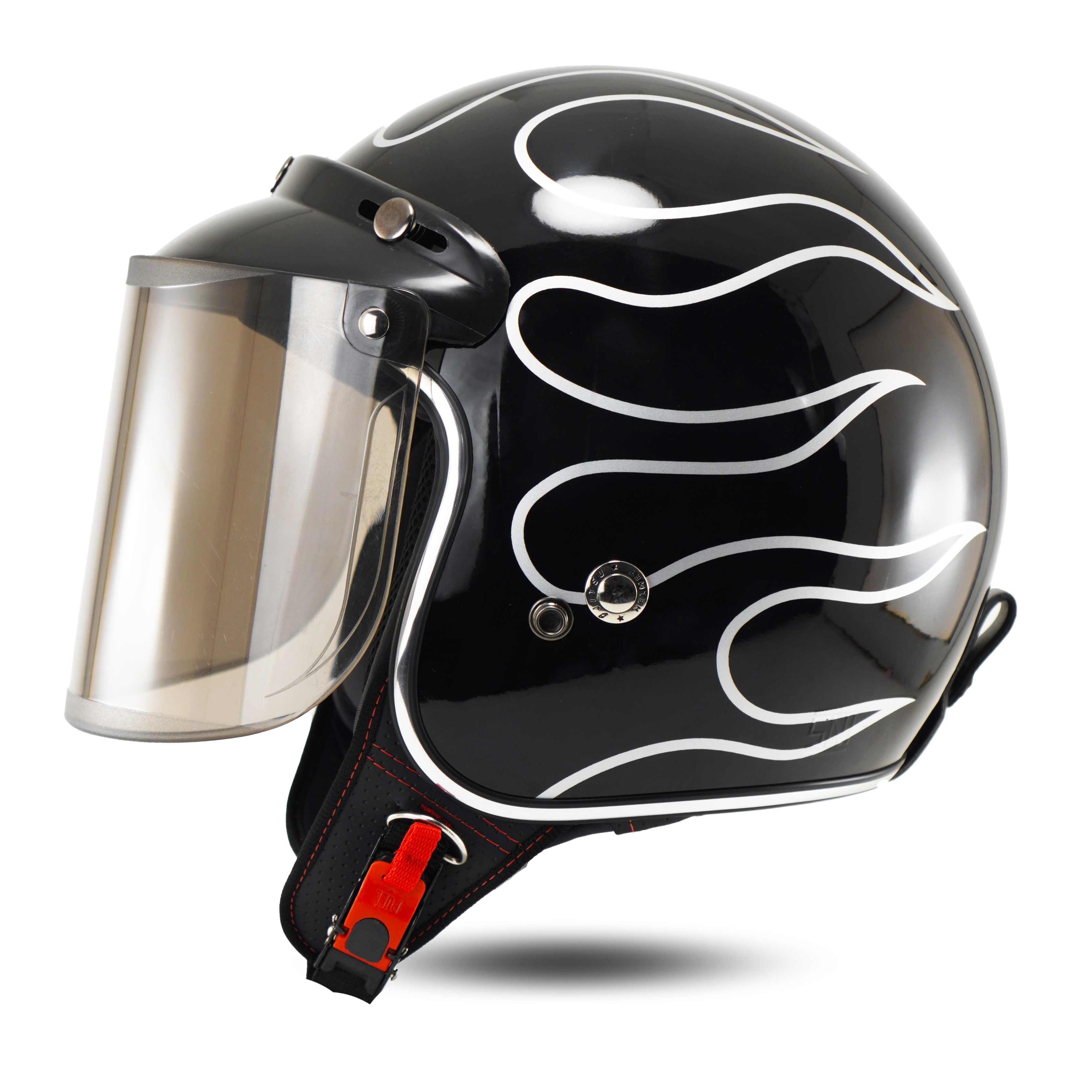 Bogo Retro Jitsu Helmet with the Latest Motif in the Market Sni Harga 208,950 rupiah*Gratis Ongkir