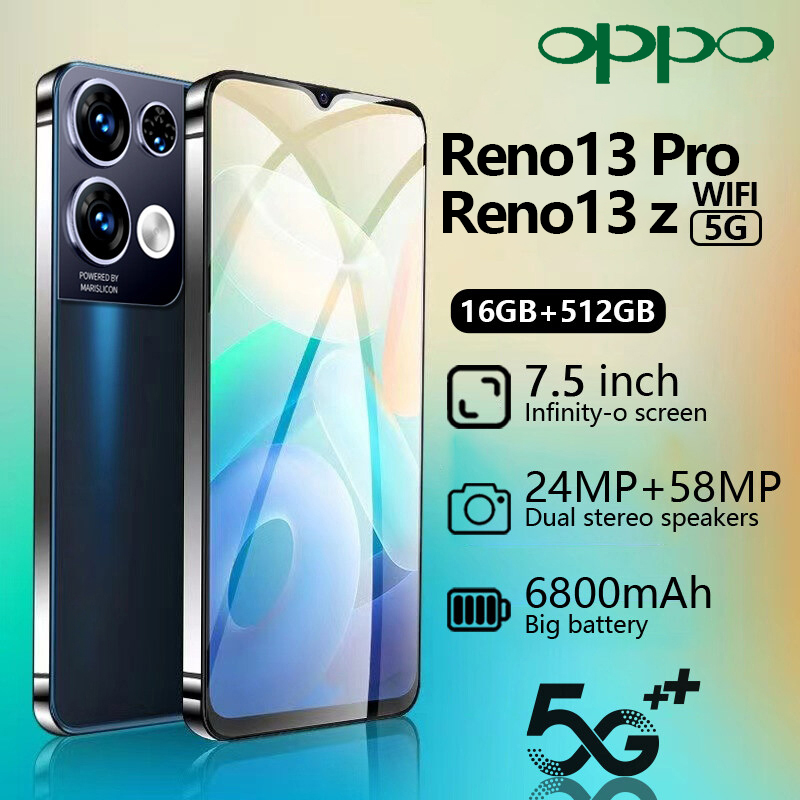 【Can 】】new cheap HP opp0 ren13 Pro 5g/4G 90Hz 7.5 inch smartphone clearance promo produ Kasli official 16GB/512GB HD camera promotion product Mobile dual SLM new promotion product warranty learning cod gaming phone Harga  949,000 Ringgit*Penghantaran Percuma