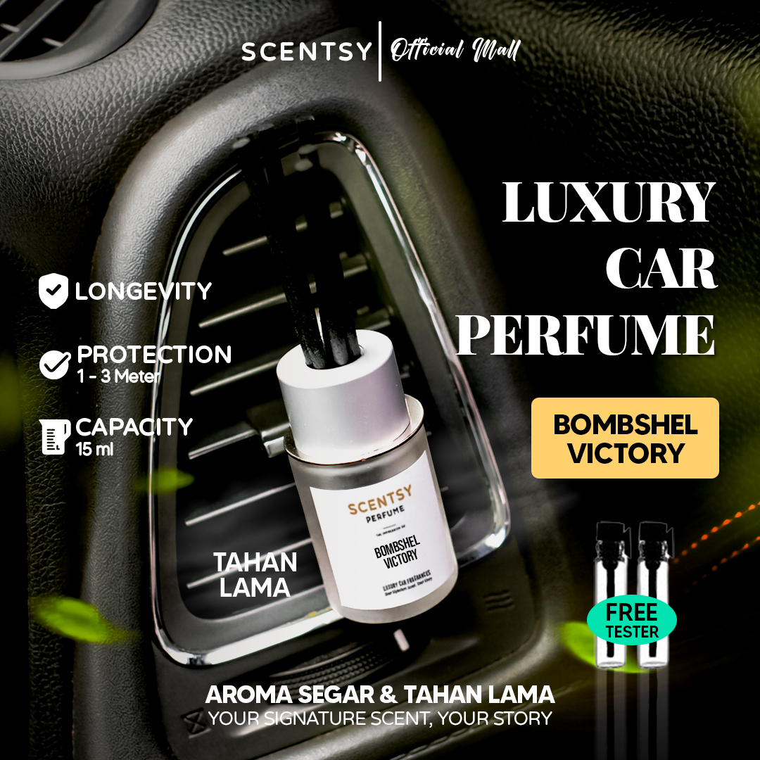 Scentsy Car Perfume Clip-On Ac 15 ml Car Freshener Bomshell Victory Diffuser Aromatherapy Vent Clip Car Fragrance Clip-On Car Ac Anti-Nausea Air Freshener Inspired by Luxury Fragrances Harga 29,950 rupiah*Gratis Ongkir