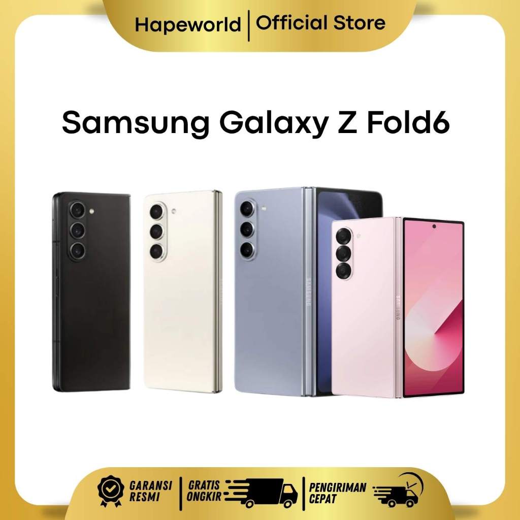 SAMSUNG GALAXY Z FOLD 6 256 512 1TB- GARANSI RESMI Harga 22,999,000 rupiah*Gratis Ongkir