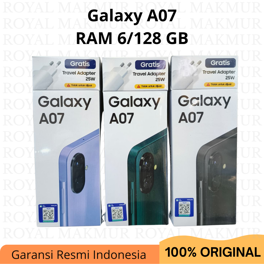 Samsung Galaxy A07 LTE 6/128 GB-official warranty Harga  1,929,000 Ringgit*Penghantaran Percuma