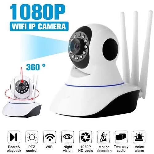 	 Camera Cctv Q5S 3 Antena Full Hd 	