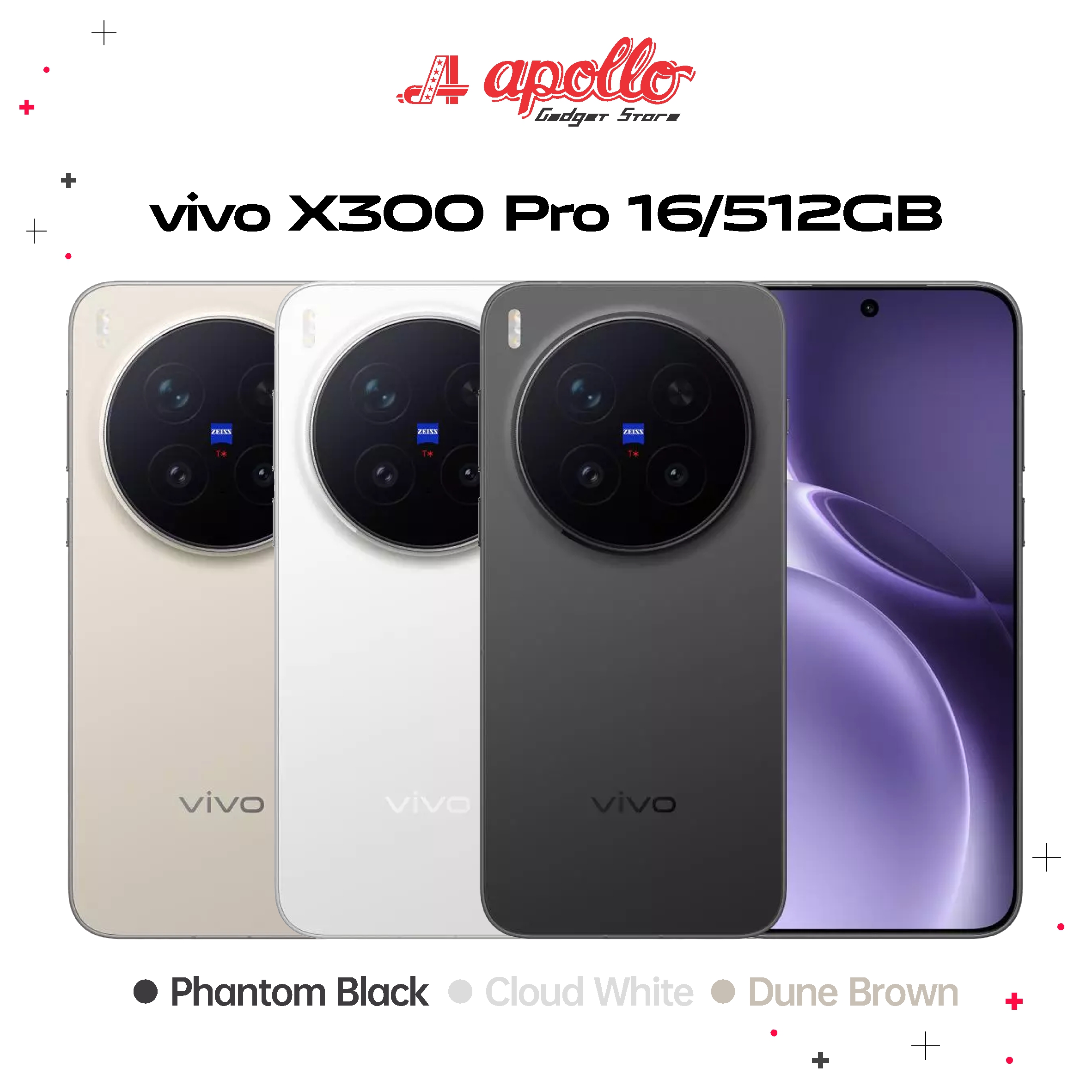 Vivo X300 Pro 16/512Gb Official Indonesian Warranty Harga 18,999,000 rupiah*Gratis Ongkir