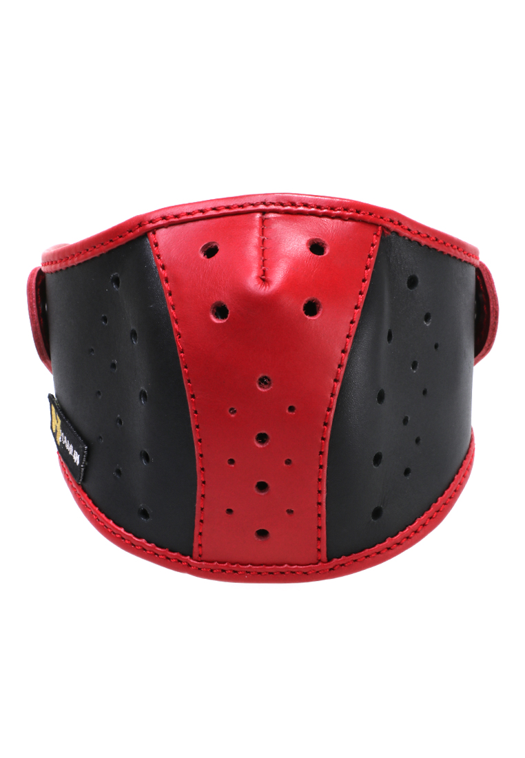 Hamlin Vente Masker Buff Breathable Filter 2 Layer Headloop Mask Material Genuine Leather ORIGINAL - Black Red Harga 1,046,000 rupiah*Gratis Ongkir
