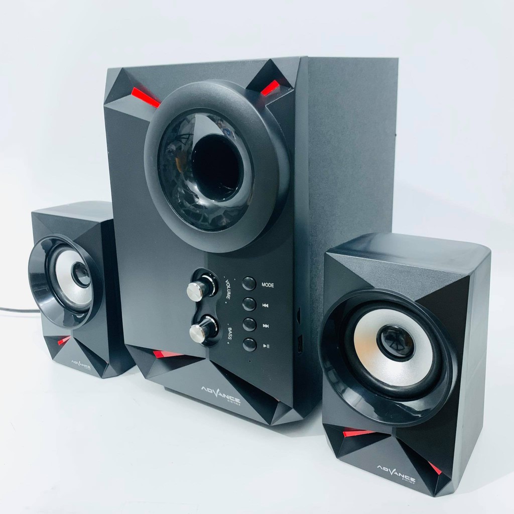 SPEAKER AKTIF 2.1 SUBWOOFER ADVANCE CLEON M180BT Bentuknya Modern, Bahan Sangat Kokoh, Bass Nya Mantap, Support Bluetooth Volume & Bass Su TF Card, USB, FM, AUX, RMS 45W - (speaker bluetooth/ speaker