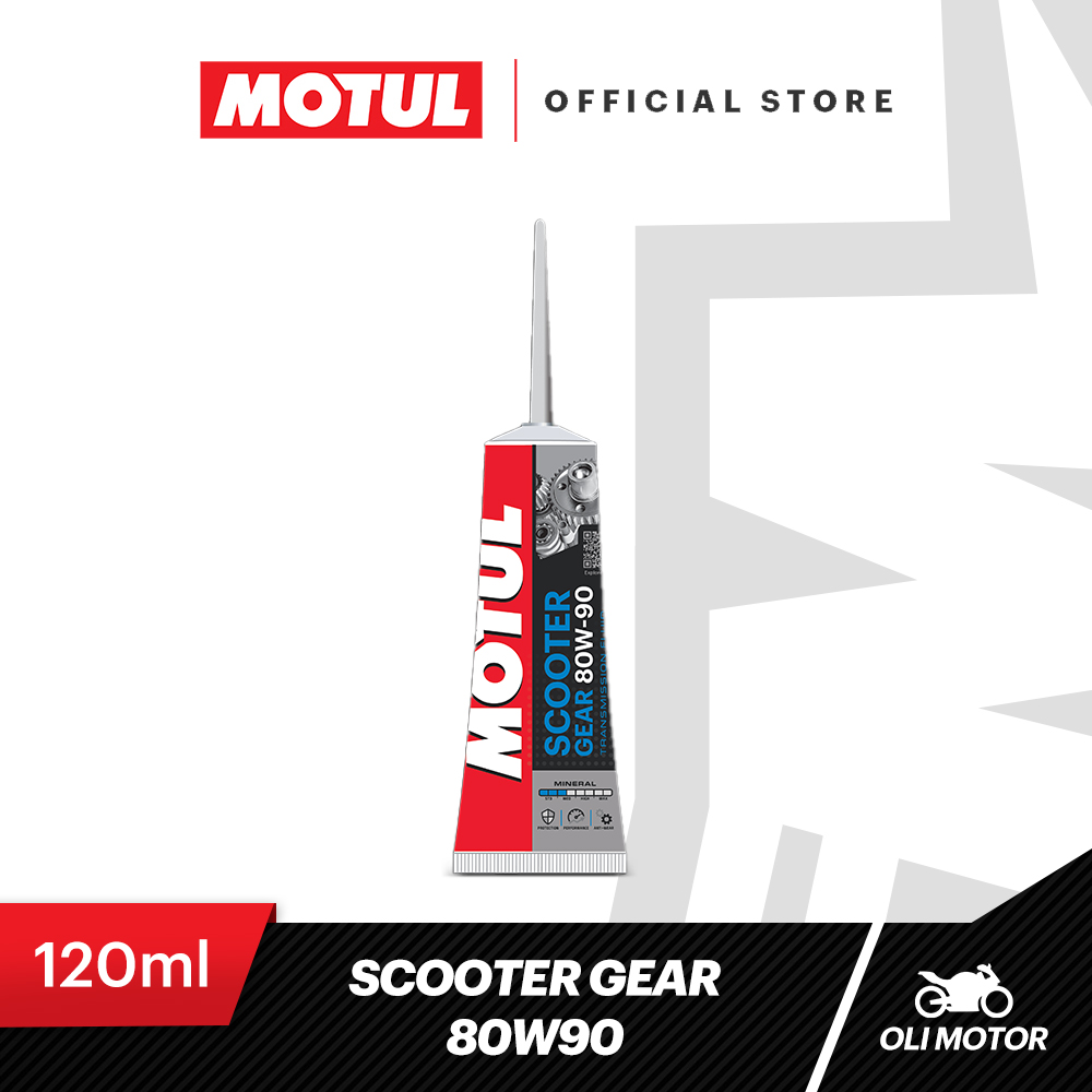 MOTUL Oli Motor SCOOTER GEAR 80W90 0.12L Harga 18,501 rupiah*Gratis Ongkir