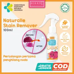 BerryC Naturalle Stain Remover 100ml Pembersih Noda Membandel pada Pakaian Menghilangkan Bau Natural