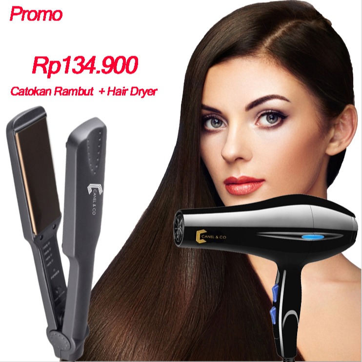 CANEL&CO BELI 1 GRATIS 4  Hair Dryer Salon Profesional 750W DCF02 Teknologi Ion Pengering Rambut 5 in 1 hairdryer hairdrayer