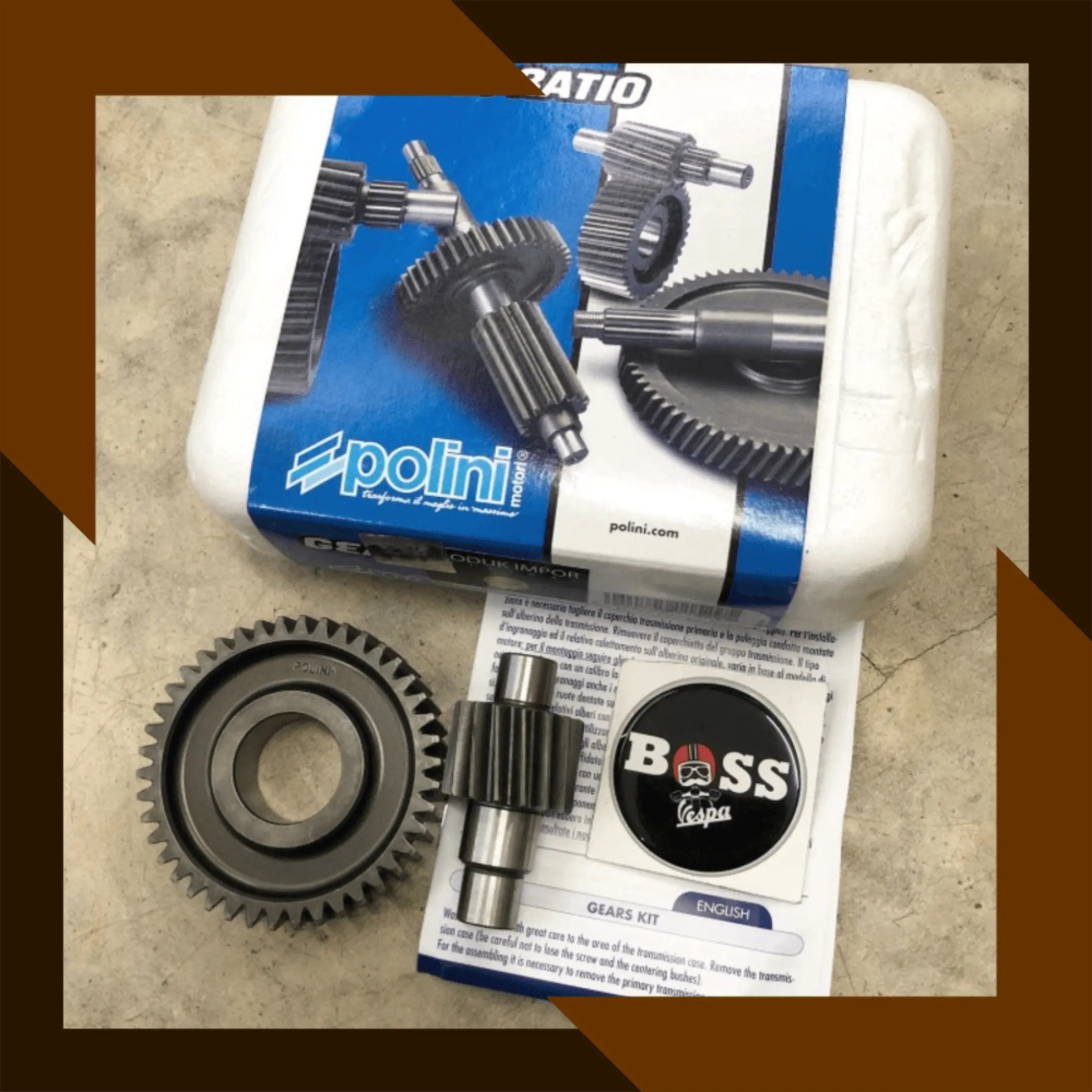 Best Seller Secondary Gear Ratio Polini 3v Vespa Sprint Primavera Gts S Lx Lxv Lazada Indonesia