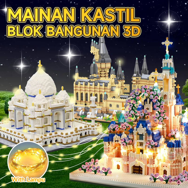 Fenafe【♥️Best♥️】Harry Potter Hogwarts magic castle building block (6369PCs) / Disney Castle(3600PCs) b…
