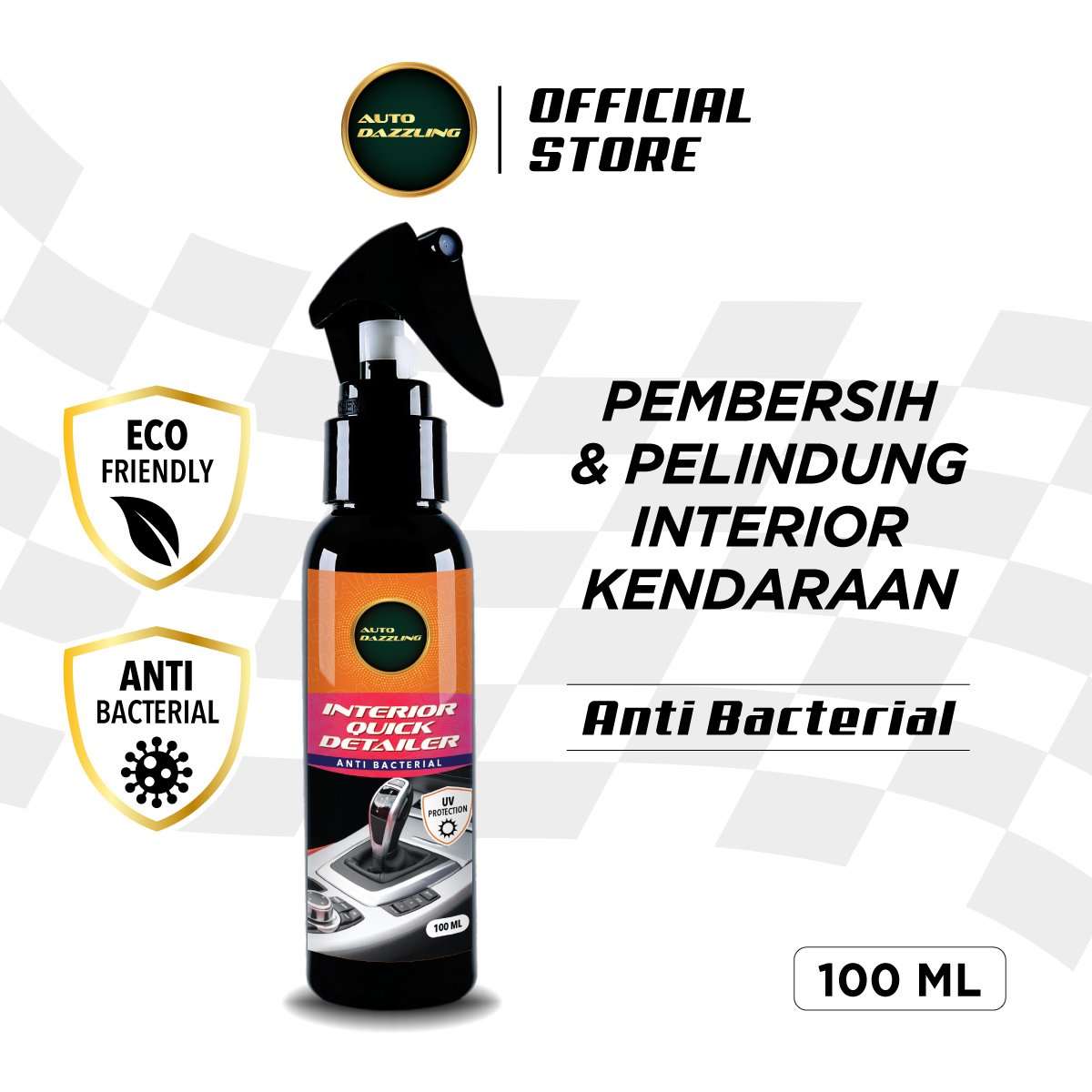 AUTODAZZLING INTERIOR CLEANER PEMBERSIH MOBIL PLAFON JOK DASHBOARD DOORTRIM MOBIL Harga 45,000 rupiah*Gratis Ongkir