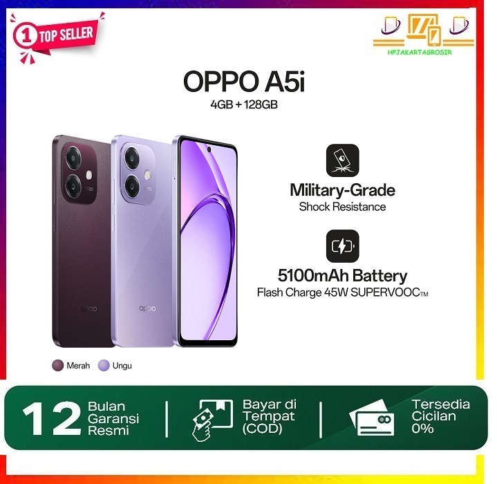 Oppo A5I 4Gb/128Gb Harga  1,200,000 Ringgit*Penghantaran Percuma