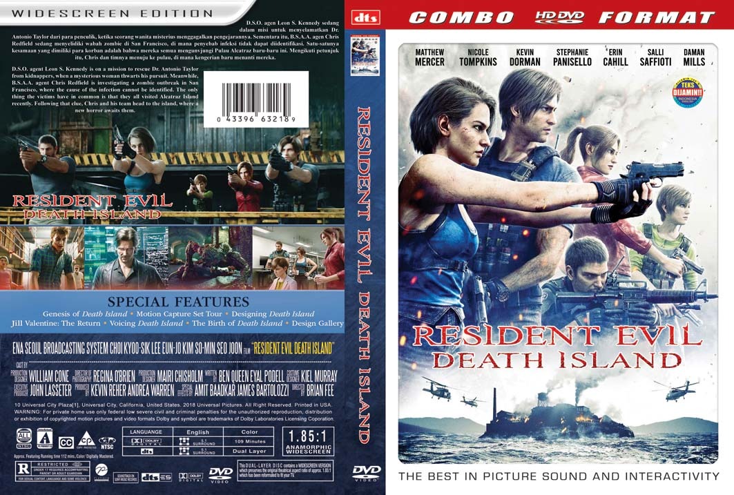 Resident Evil: Death Island - (DVD) 