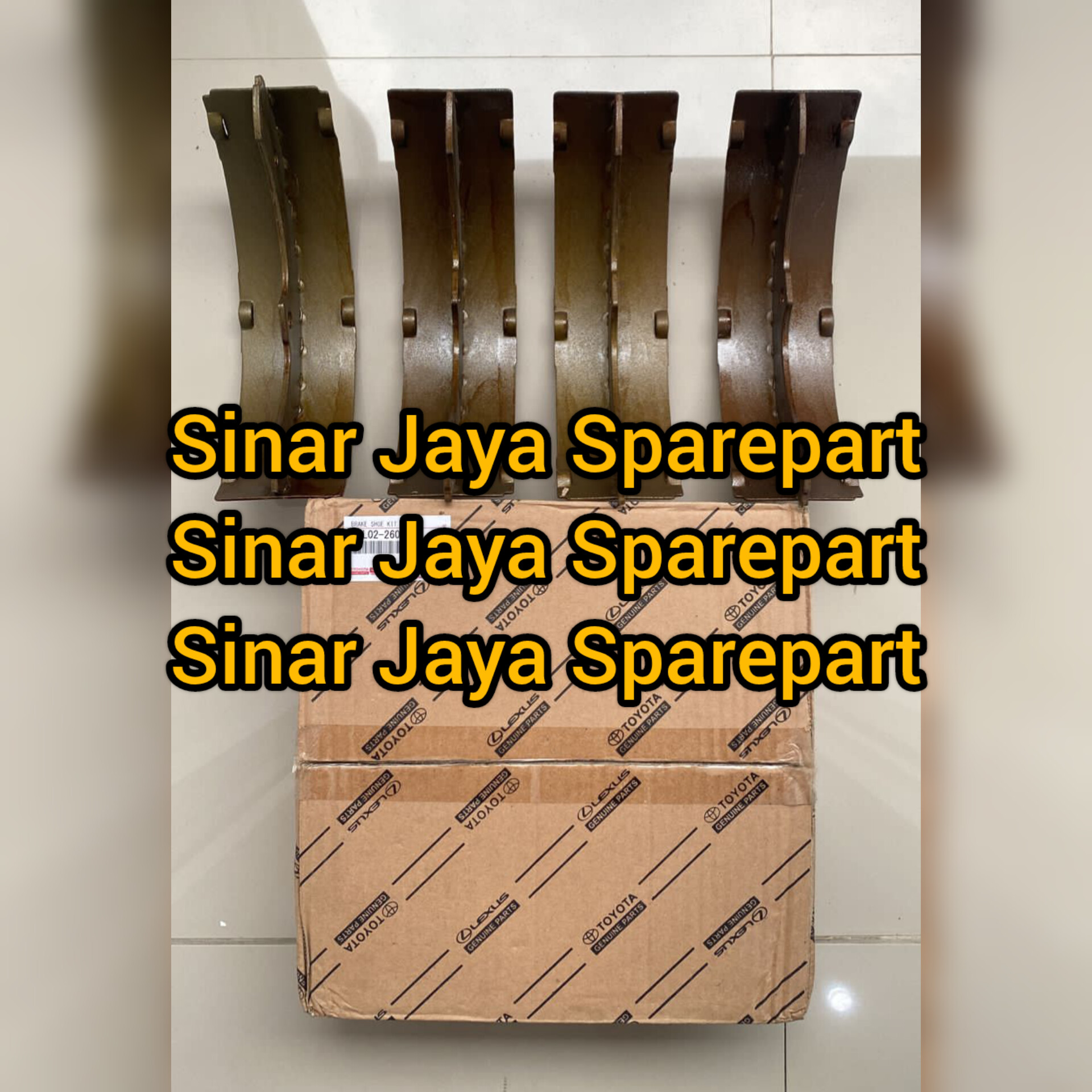 Kampas Rem Belakang Toyota Dyna 110 Engkel Ban Hino Dutro 110 Engkel Ban 04494-25070 Harga 500,000 rupiah*Gratis Ongkir