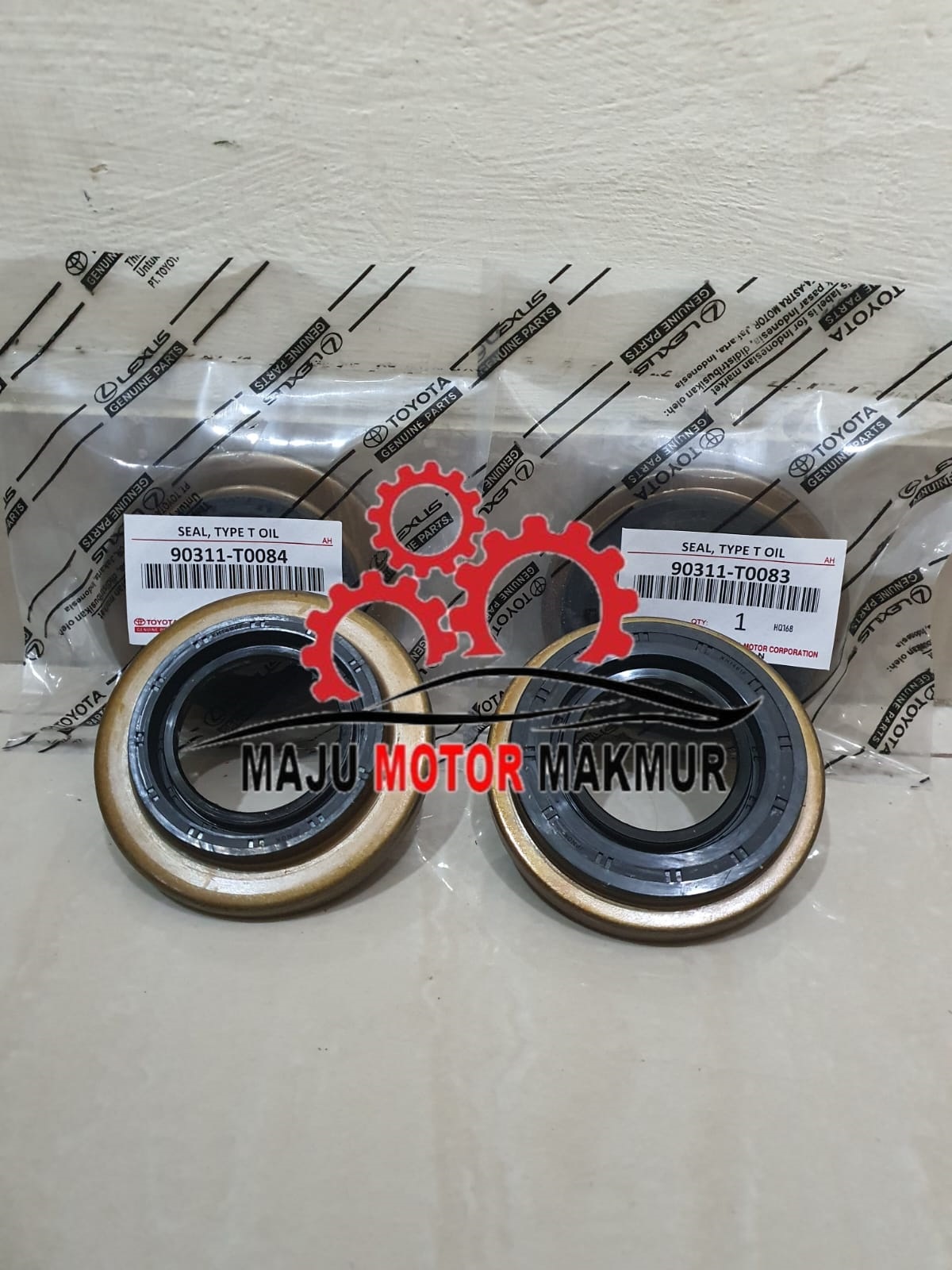OIL SEAL AS RODA PINION DIFF GARDAN DEPAN INNOVA HILUX FORTUNER REBORN 2016 KIRI 90311-T0083 KANAN 90311-T0084 MADE IN JAPAN Harga 100,000 rupiah*Gratis Ongkir