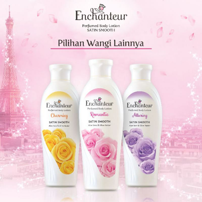 ENCHANTEUR Perfumed Body Lotion 100ml 200ml Wangi Mewah Tahan