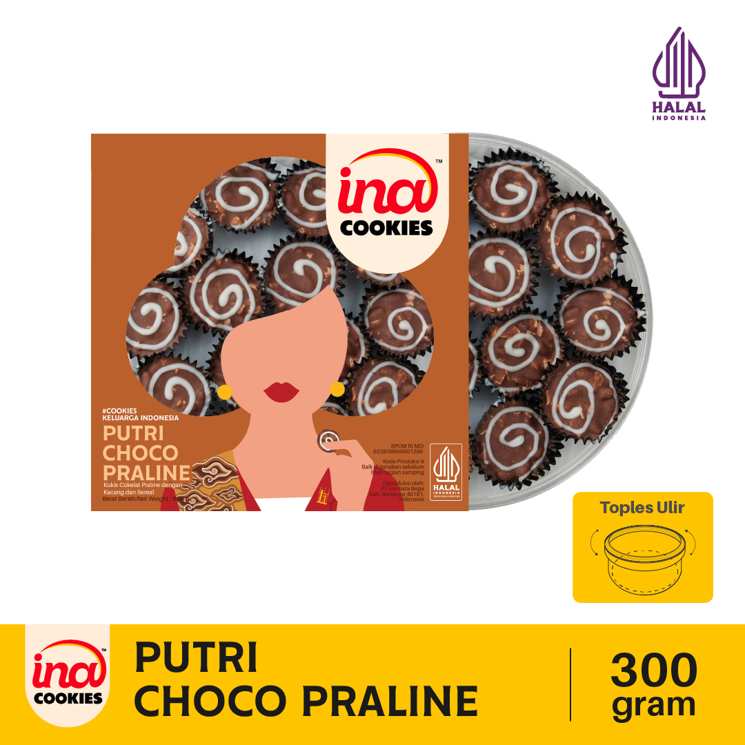 Ina Cookies Gold Choco Praline Cookies