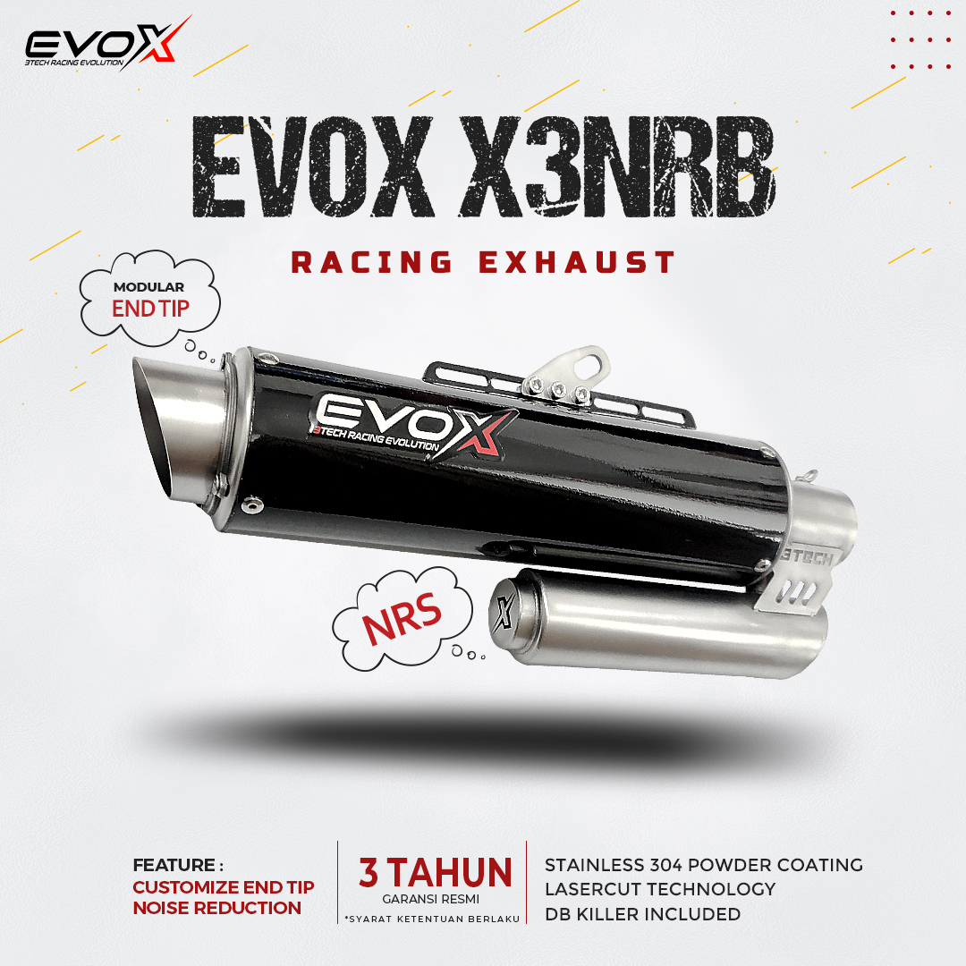 Knalpo Racing X3 NRB - NRL 150cc 3tech Racing Evolution 1 Suara Harga 1,500,000 Ringgit*Penghantaran Percuma