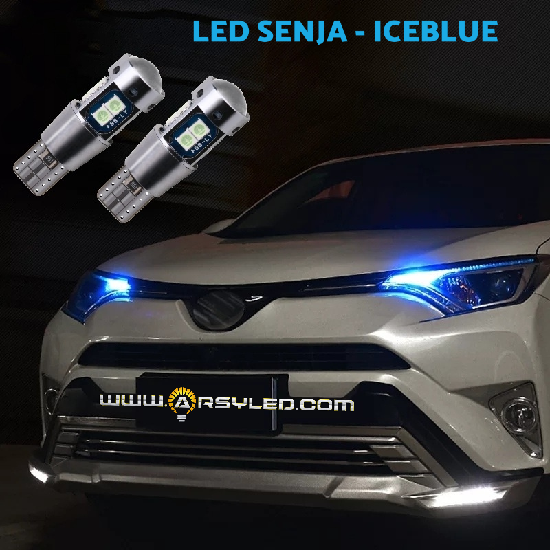 ARSYLED Lampu LED senja mobil T10 METALIK SILVER - Sigra Calya Avanza Xenia Harga 100,000 rupiah*Gratis Ongkir
