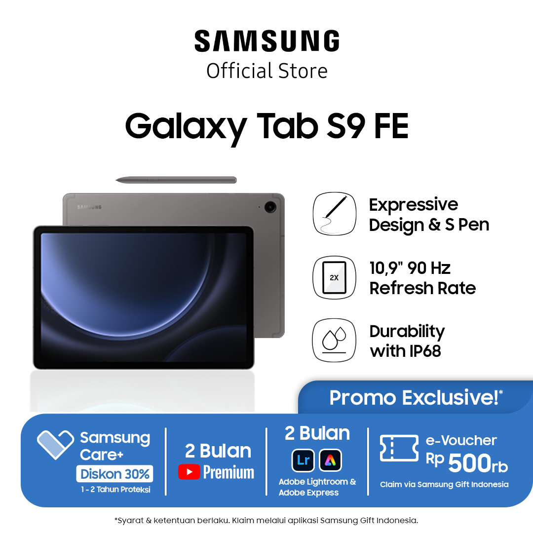 Samsung Galaxy Tab S9 FE 6GB_128GB Giá 7,499,000 Đồng*Miễn phí vận chuyển