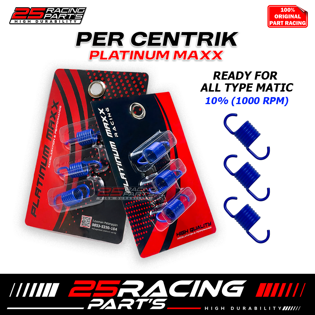 Percentri 1000Rpm- Platinum Maxx- 1000Rpm- All Type Matic- Pnp- Vario- Beat- Nmax- Mio Harga 42,750 rupiah*Gratis Ongkir