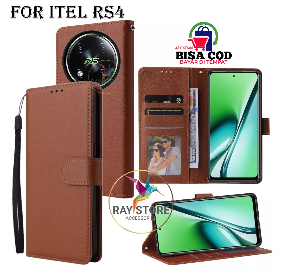 HGJTFANY per itel RS4 Cover + Vetro Temperato Pellicola (6.56), Ultrasottile Silicone Morbido Antiurto Trasparente Protettiva Custodia per itel RS4 - Rosa rossa
